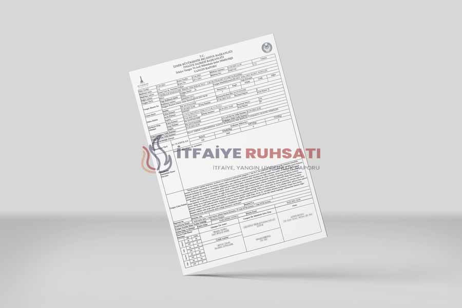 İtfaiye Raporu Hizmetleri Denetleme - İtfaiye Ruhsatı